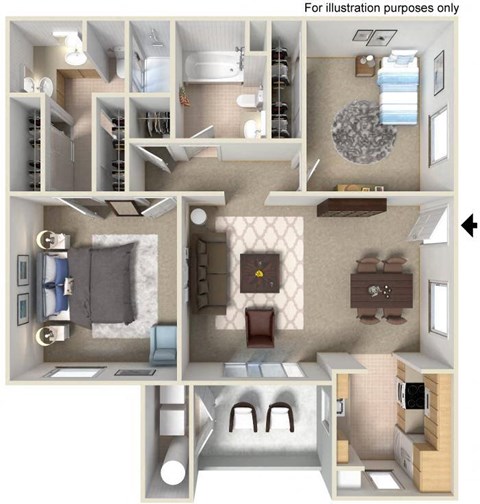 PLAN B - 2BD 2 BTH at The Landing at Ocean View Hills, 92154